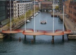 Cross Circle Bridge (Cirkelbroen), Copenhagen, Denmark