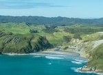 Hike to Kaihoka Beach, New Zealand