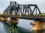 Cross Little Current Swing Bridge, Manitoulin Island, Lake Huron, Canada