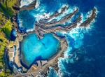 Swim at Seixal Natural Pool, Seixal, Madeira Island, Portugal