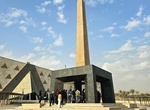 See The Hanging Obelisk, Grand Egyptian Museum, Giza, Egypt