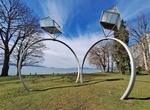 See Engagement Rings Sculpture, Vancouver, BC, Canada