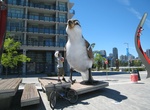 See The Birds Sculptures at Olympic Village Square, Vancouver, BC, Canada