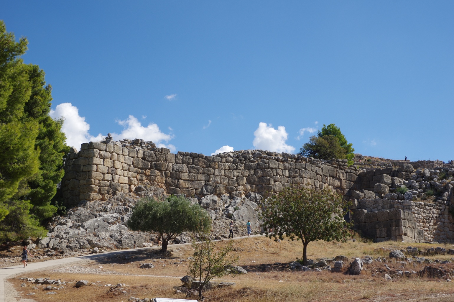 Mykene Insel Fortifications of Mycenae