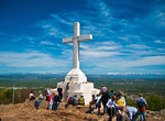 Hike Križevac Hill (Cross Mountain), Medjugorje, Bosnia and Herzegovina