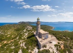 See Sapientza Island Lighthouse, Peloponnese, Greece