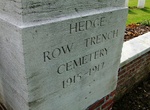 Visit Hedge Row Trench Cemetery, Ypres, Belgium