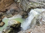 See Lake Ngakoro Waterfall, Wai-O-Tapu Thermal Wonderland, New Zealand