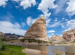 See Steamboat Rock, Dinosaur National Monument, Colorado