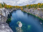Explore Ruskeala Mountain Park, Republic of Karelia, Russia
