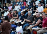 Attend Pritchard Park Drum Circle, Asheville, North Carolina