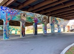 See Interstate 240 Overpass Street Art, Asheville, North Carolina