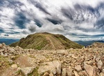 Summit Scafell Pike, Lake District National Park, England