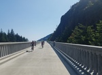 Hike or Bike Mitchell Point Segment of Columbia River Highway State Trail, Hood River, Oregon