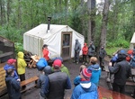 Camp at Sheep Camp, Chilkoot Trail, Alaska