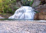 Swim at Lower Falls, Robert H. Treman State Park, Ithaca, New York