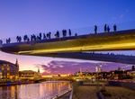 Walk Soaring Bridge (Floating Bridge), Zaryadye Park, Moscow, Russia