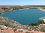 Swim at Lea Lake, Bottomless Lakes State Park, New Mexico