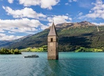 See Bell Tower in Lago di Resia (Reschensee), Italy