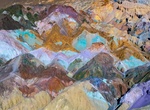 Drive Artist's Drive to Artist's Palette, Death Valley National Park, California