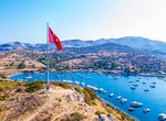 Hike to Gümüşlük Flag, Gümüşlük, Bodrum, Muğla Province, Turkey