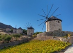 See Kontias Windmills, Lemnos Island, Greece