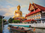 Visit Wat Paknam Bhasicharoen (Big Budda), Bangkok, Thailand