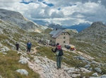 Stay at Rifugio Biella, Dolomites, Italy
