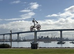 Take Photo of My Bike Sculpture on the Bridge, Coronado, California
