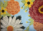 See Zinnia & Hibiscus Mosaics, Spreckels Park, Coronado, California