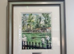See Lawn Bowling Green Painting, John D. Spreckels Center, Coronado, California