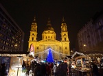 Shop at St. Stephen’s Basilica Christmas Market (Advent Bazilika), Budapest, Hungary