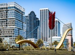 See Cupid's Span at Rincon Park, Embarcadero, San Francisco, California
