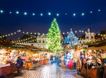 Shop at Tallinn Christmas Market, Tallinn, Estonia
