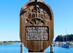 Visit Jack Unger Memorial Wayside at Salmon Harbor Marina, Winchester Bay, Oregon
