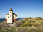 See Coquille River Light, Bandon, Oregon