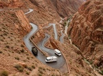 Drive to Tizi n'Tichka Pass, Morocco